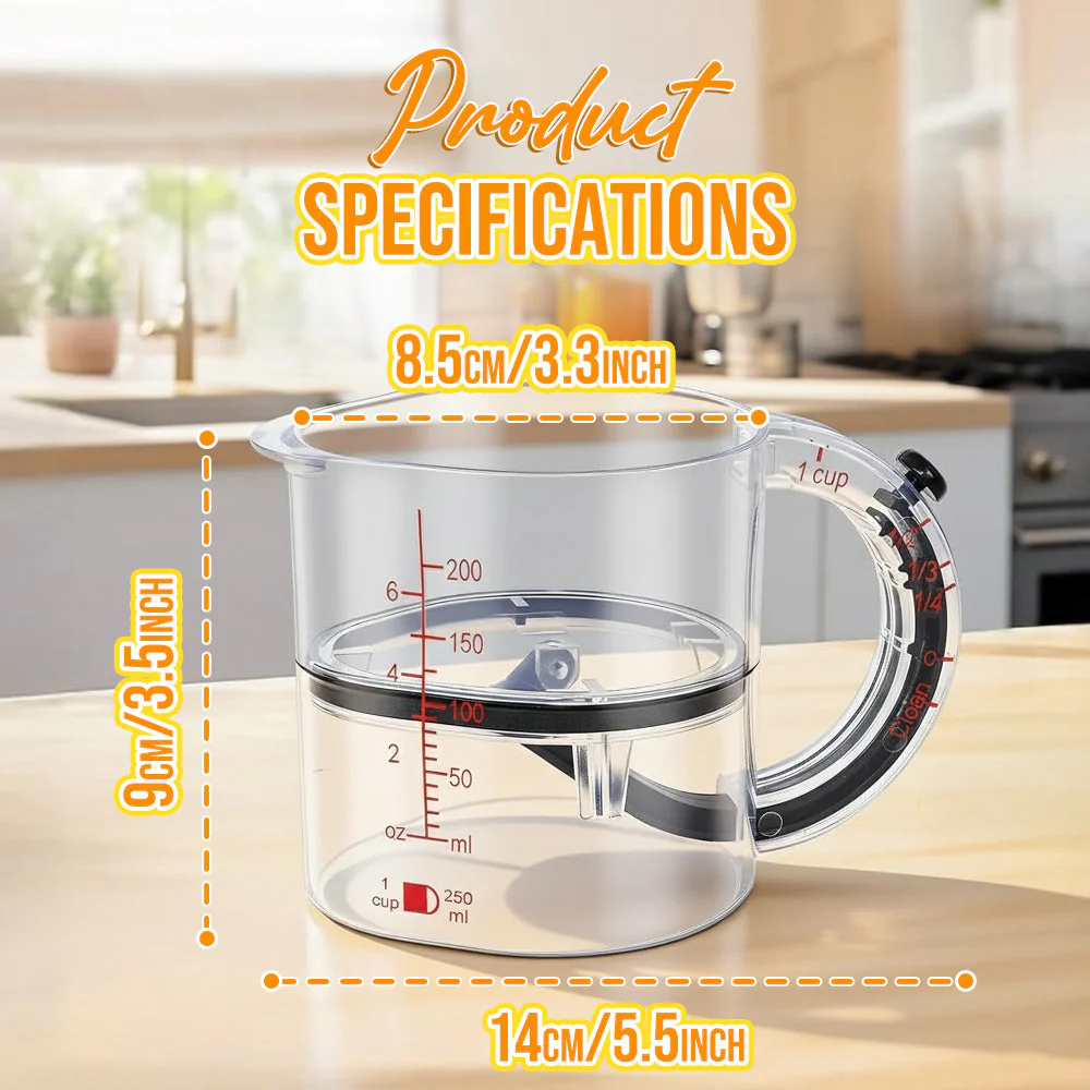 Daphtora® All-in-one Adjustable Measuring Cup - Image 7