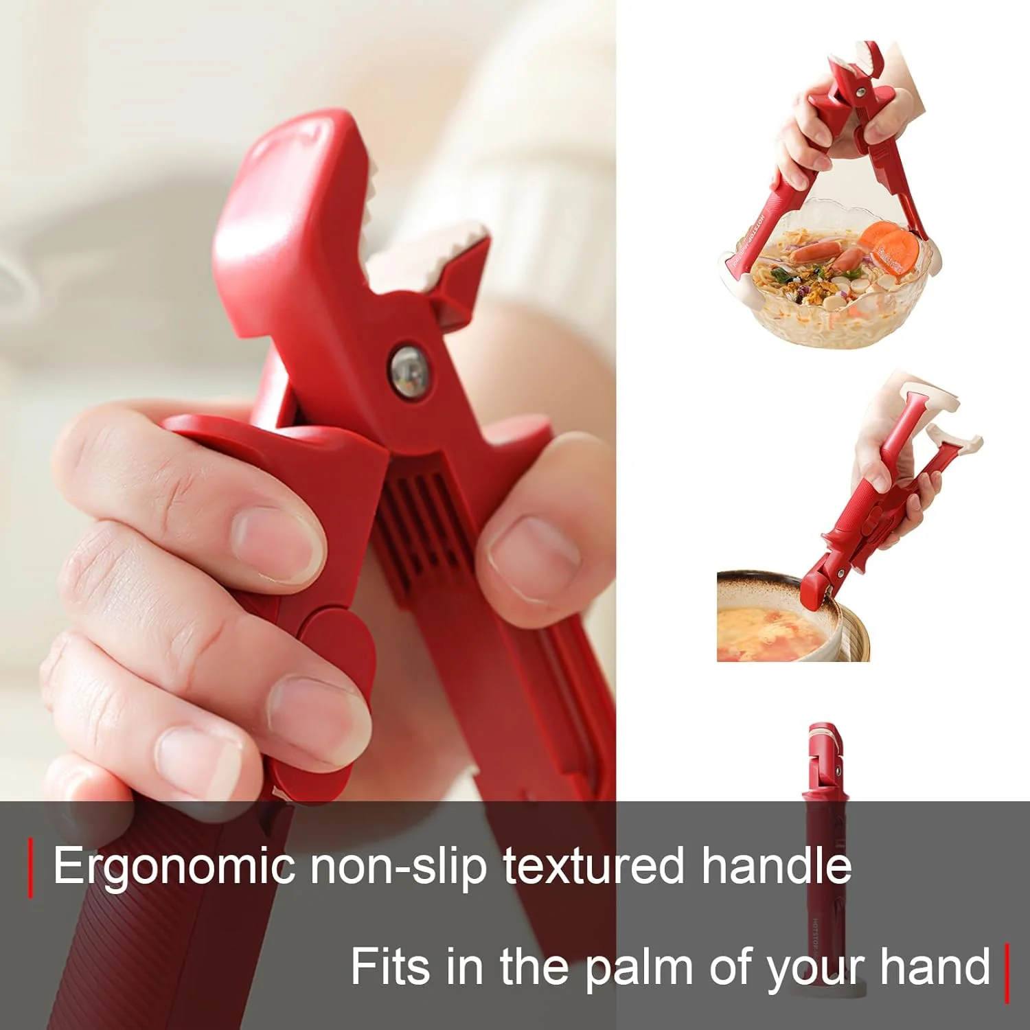 Daphtora® 2-in-1 Anti-Scald Bowl Holder Clip for Kitchen - Image 5