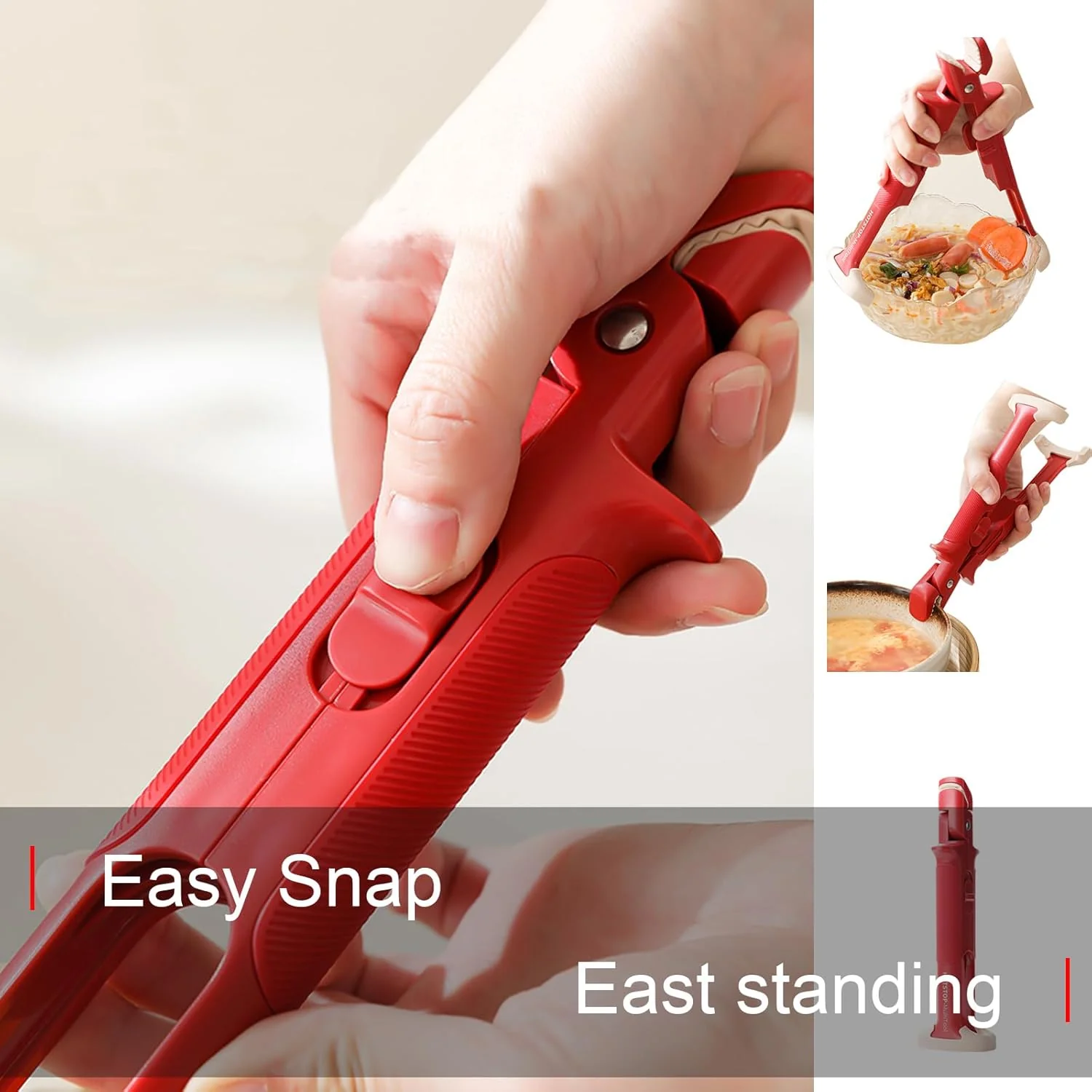Daphtora® 2-in-1 Anti-Scald Bowl Holder Clip for Kitchen - Image 6