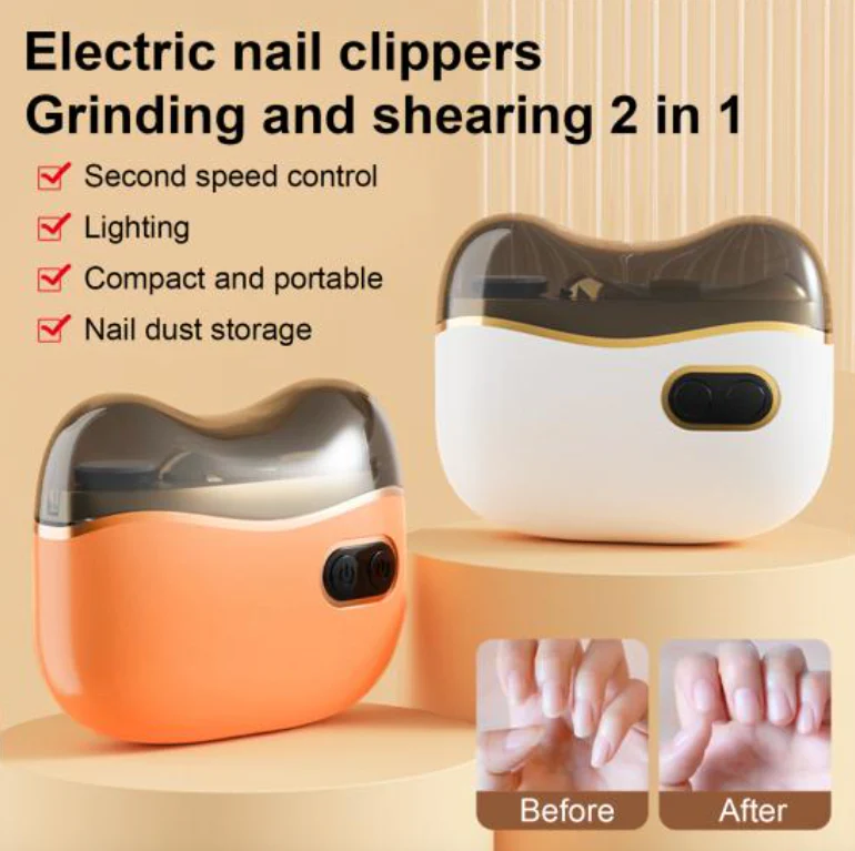 Daphtora® 💅2-in-1 Electric Nail Clipper and Nail File - Image 2