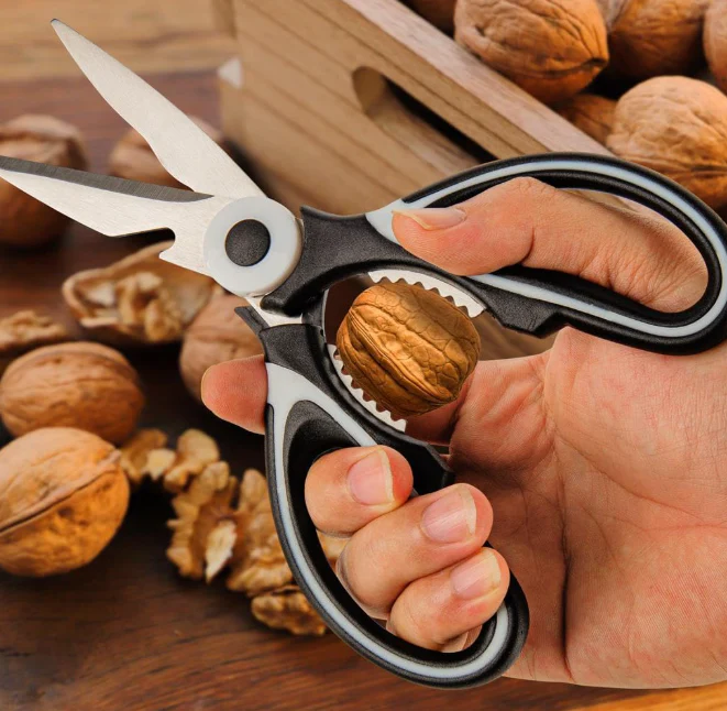 Daphtora® Heavy Duty Stainless Steel Safe Food Scissors - Image 7