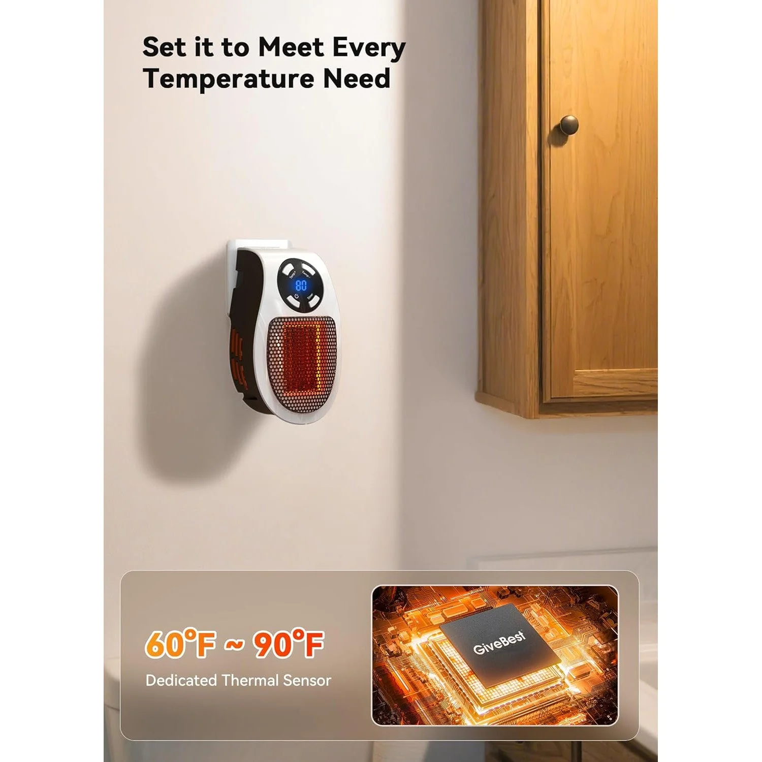 Daphtore® Plug-In Portable Mini Heater 𝗣𝗿𝗼 - Image 2