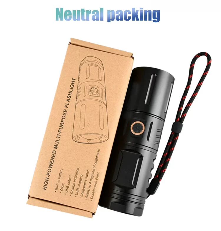 Daphtora® NightPiercerX1 Rechargeable High Lumens IPX6 Waterproof LED Flashlight - Image 8