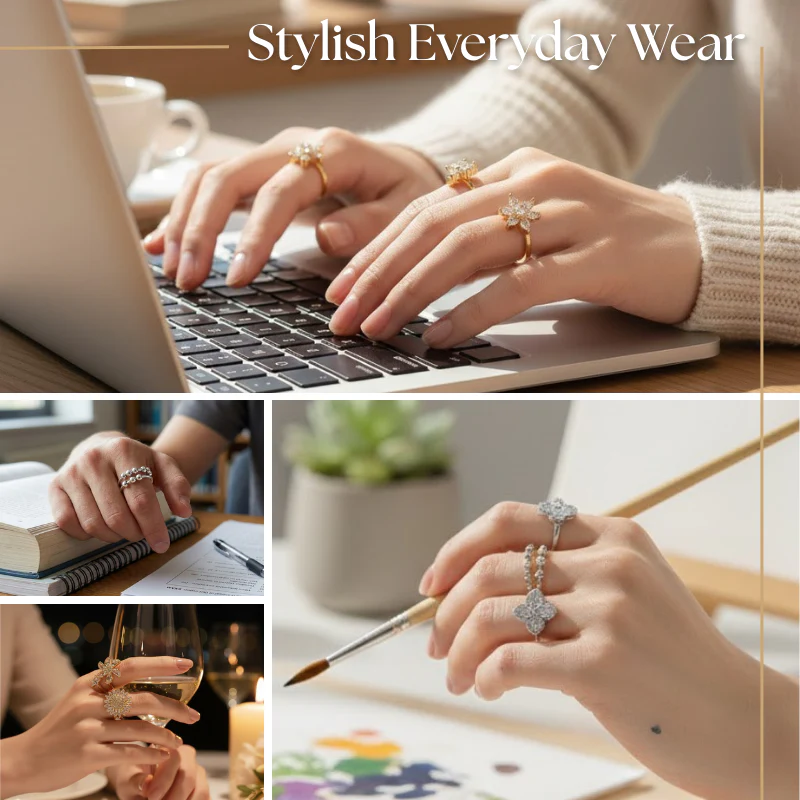 【Mega Sales】 Daphtora® Stress Relief Spinner Rings | Anxiety Relief & Meditation 🎀 - Image 5