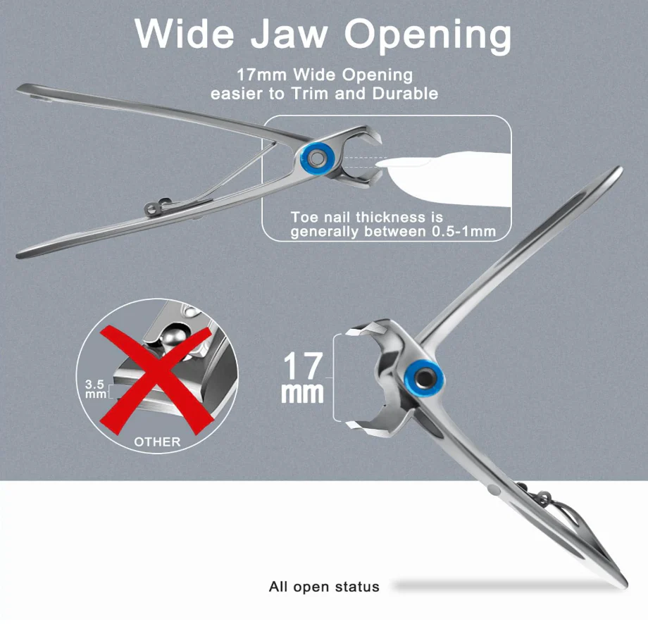 Daphtora® Nail Clippers For Thick Nails Set - Image 6