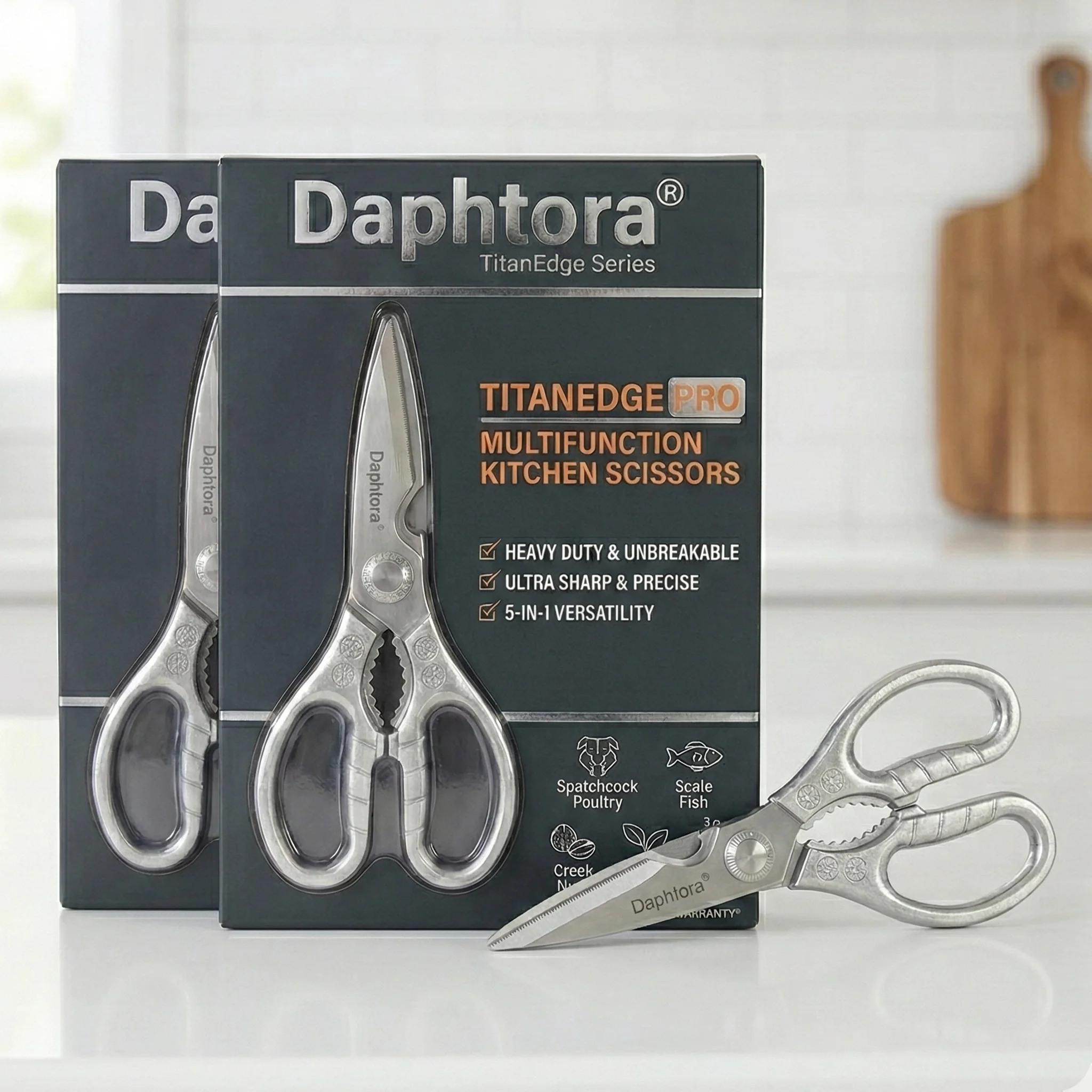 Daphtora® TitanEdge Pro: Multifunction Heavy-Duty Kitchen Scissors✂️🦴 - Image 10