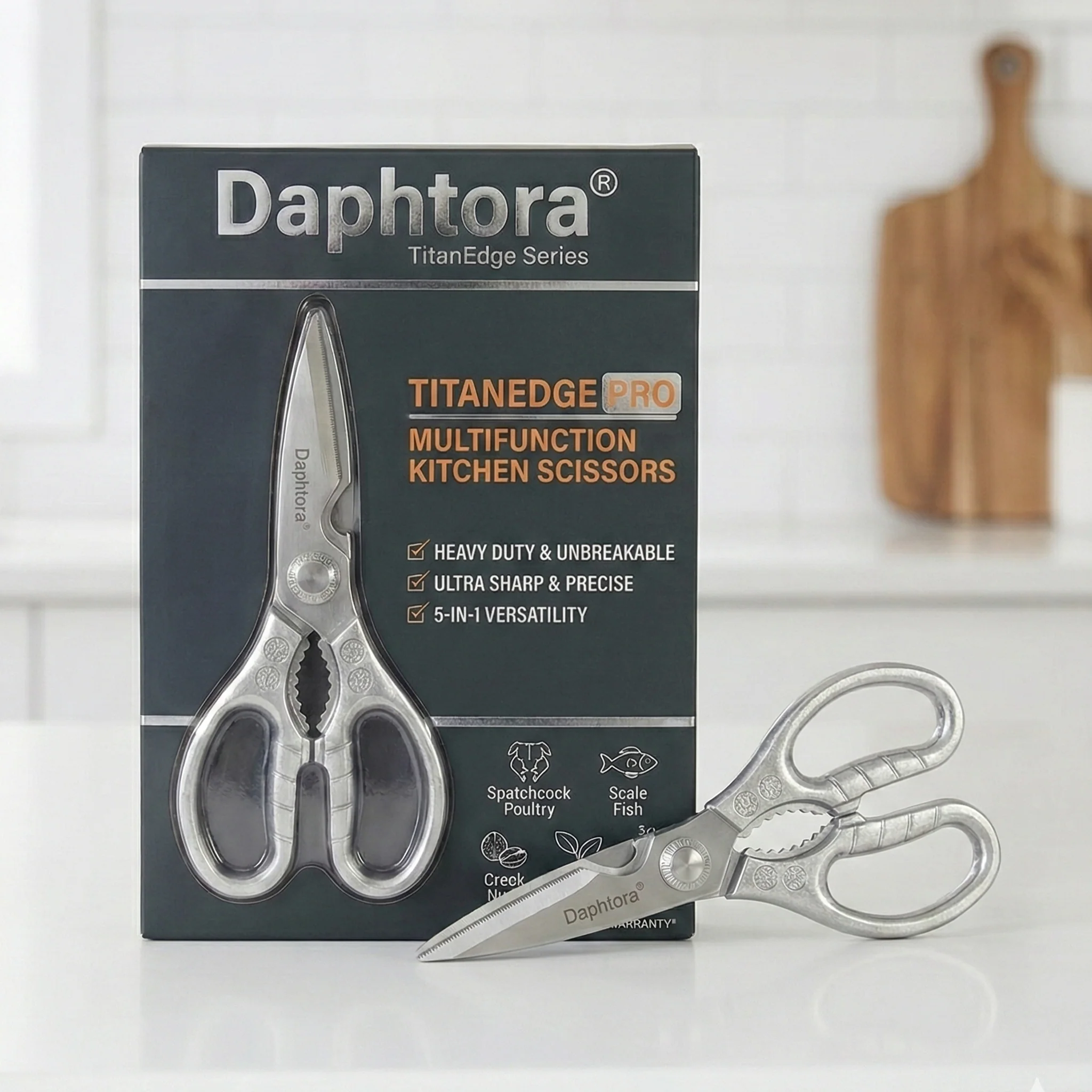 Daphtora® TitanEdge Pro: Multifunction Heavy-Duty Kitchen Scissors✂️🦴 - Image 9